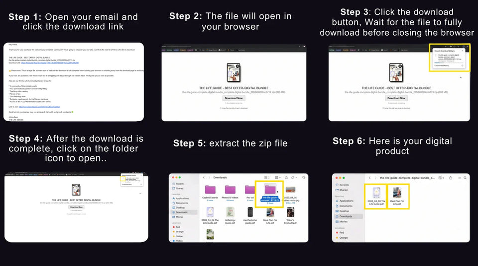 How to download digital product on Desktop chrome?